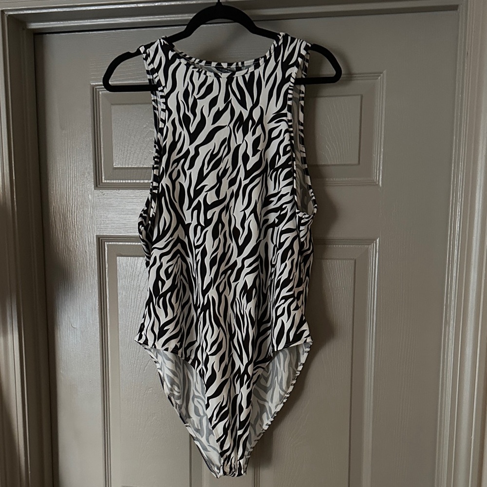 SHEIN | Zebra Print Bodysuit